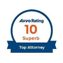 avvo rating 10 superb badge
