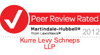 martindale-hubbell peer review rated