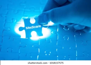 puzzle piece with medicare text